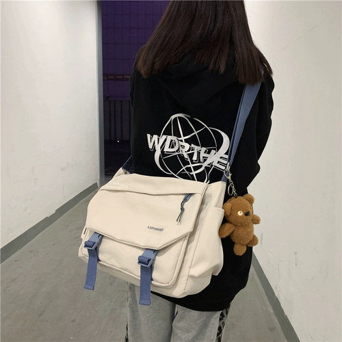 Брендовый вместительный и большой шоппер, летняя сумка на одно плечо, сумка через плечо, подходит для студента