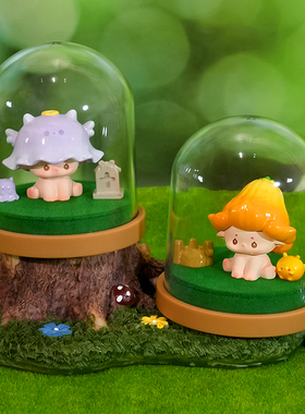 森林微光蘑菇治愈系桌面摆件