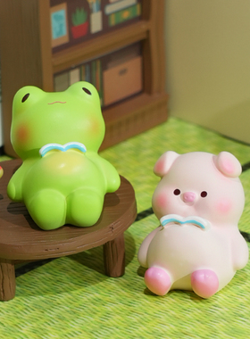 宝贝故事休憩一隅萌崽桌面摆件