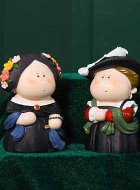 宝贝故事树脂摆件复古艺术文艺风