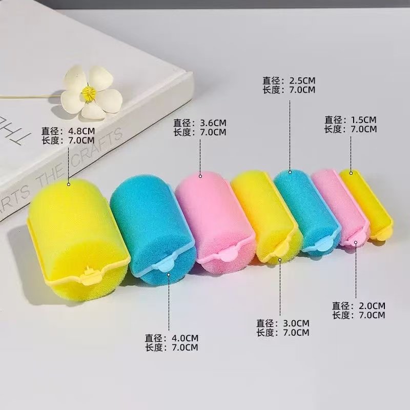 新款现货懒人无热卷发圈睡眠泡沫海棉大波浪卷发器卷发棒海棉杠,淘宝优惠券,粉丝福利购,淘宝优惠卷