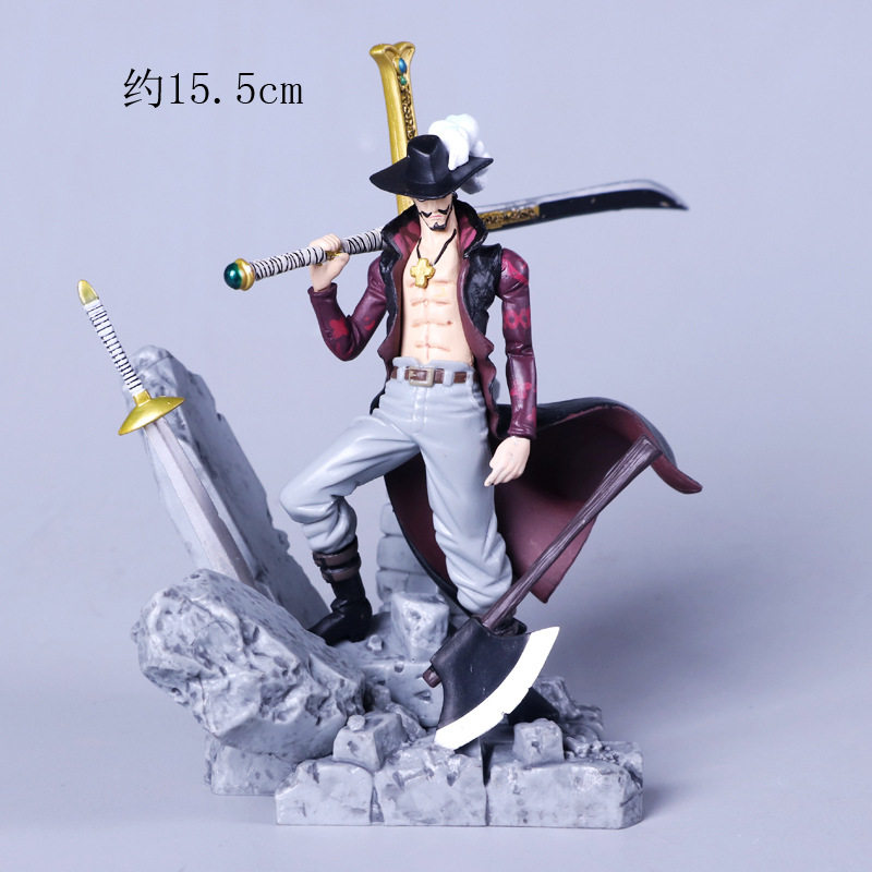 海贼王顶上决战造型王剧场版路飞鹰眼米霍克手办模型 威将飞越海专卖店 淘优券
