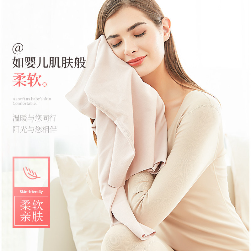 南极人无痕保暖内衣套装女士秋衣 南极人宜商仁保暖上装