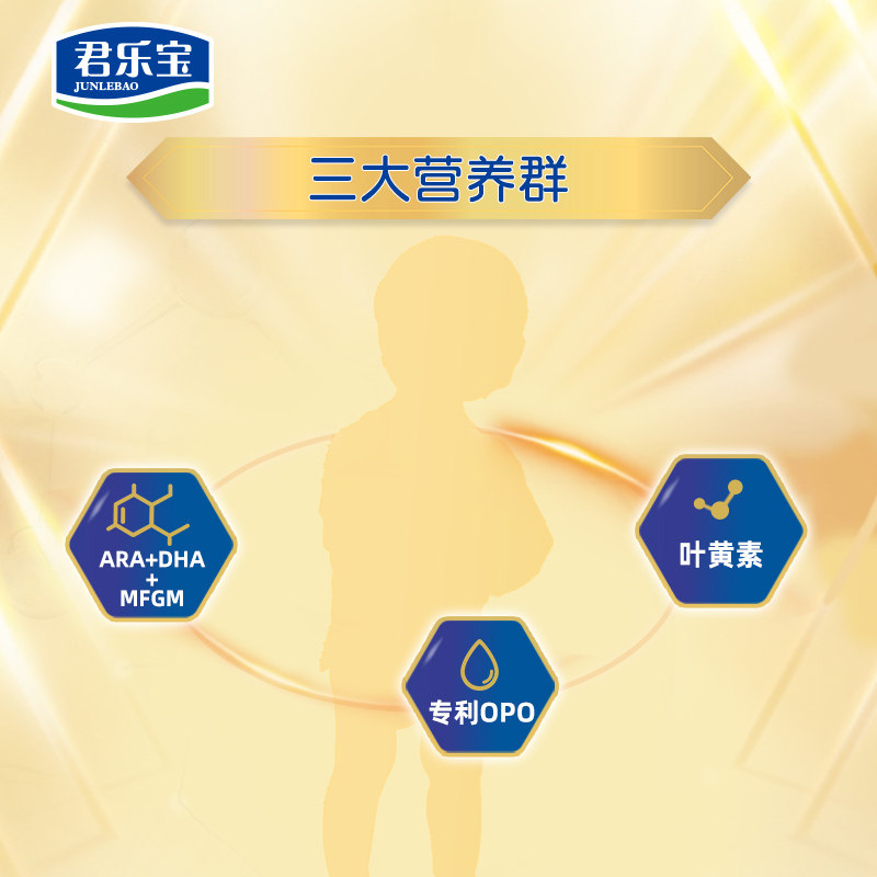 君乐宝乐星3段12-36个月*牛奶粉 君乐宝奶粉婴幼儿牛奶粉