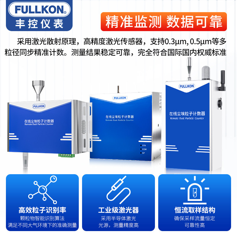 丰控在线式尘埃粒子计数器洁净室洁净度监测仪测试仪粉尘检测仪,淘宝优惠券,粉丝福利购,淘宝优惠卷