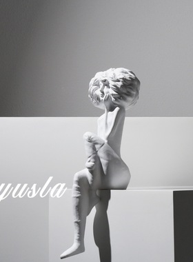 中古意式简约样板房客厅电视柜玄关边柜酒店别墅展厅摆件软装饰品