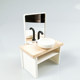 Bathroom scene accessories miniature washbasin model