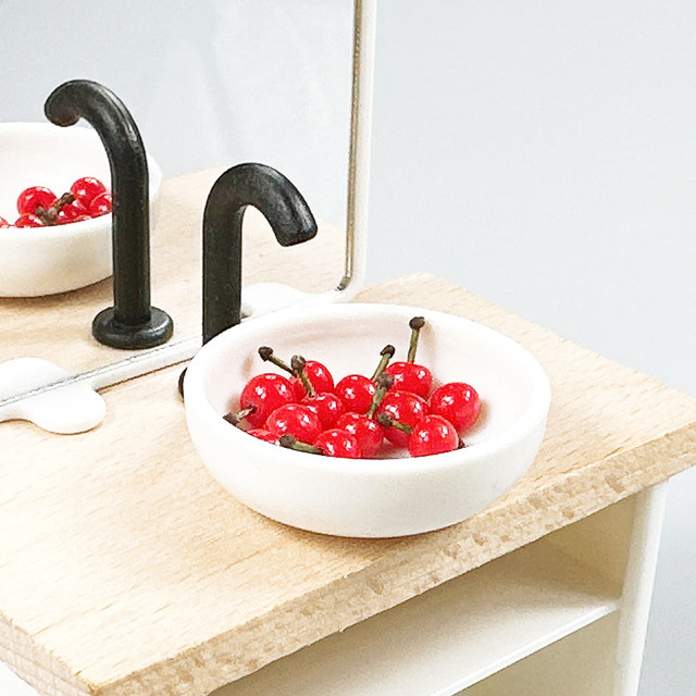 Bathroom scene accessories miniature washbasin model