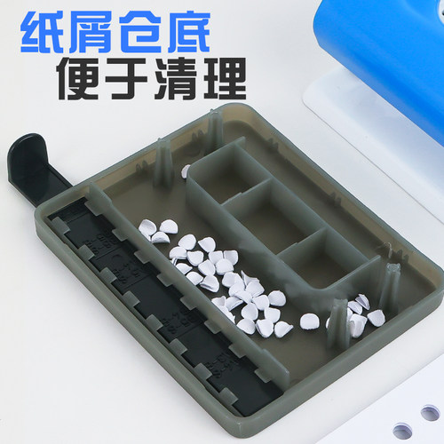 华杰双孔活页打孔机器A4纸张装订塑料打洞器自带打孔定位标尺打孔机财务凭证档案资料手持打孔器装订条装订夹 - 图3