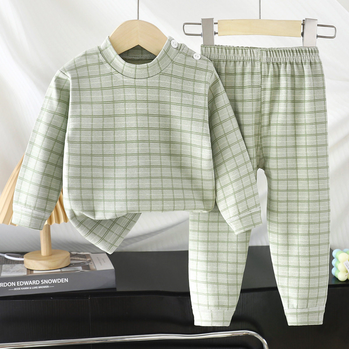 Children's home clothes set autumn and winter men's clothing