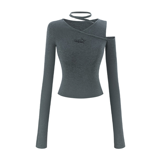 UNIFREEV collar off-the-shoulder sweater