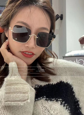 新款GG1279金属高品质女士太阳镜防紫外线时尚潮牌百搭下半框方框