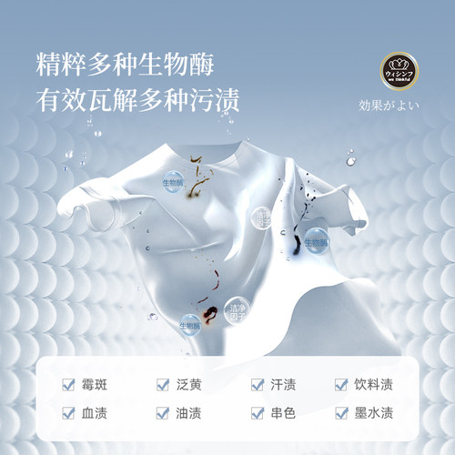 漂白剂粉去渍去黄增白还原白色衣物专用洗白衣服发黄染色去除神器 - 图1