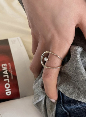 几何戒指一恋简约复古女