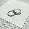 Sterling silver 925 silver lucky seven grains of rice retro pattern oval silver ring opening exquisite design ring gift
