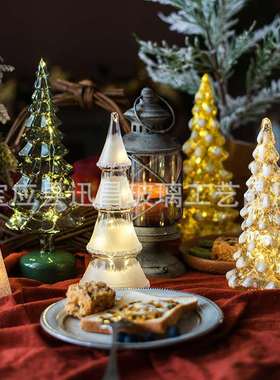 圣诞树挂饰节日装饰 玻璃圣诞装饰品 圣诞节日布置