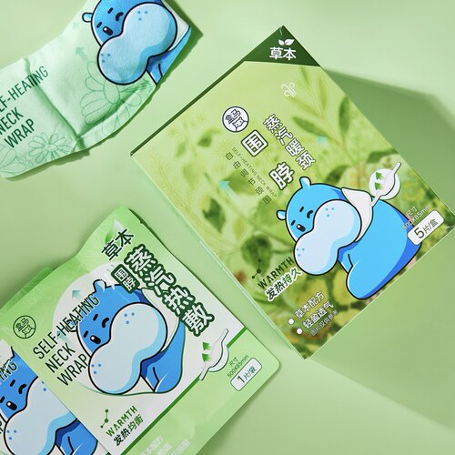 盒马蒸汽围脖20片发热温度均衡添加草本成分可调节颈围冬天保暖 - 图3