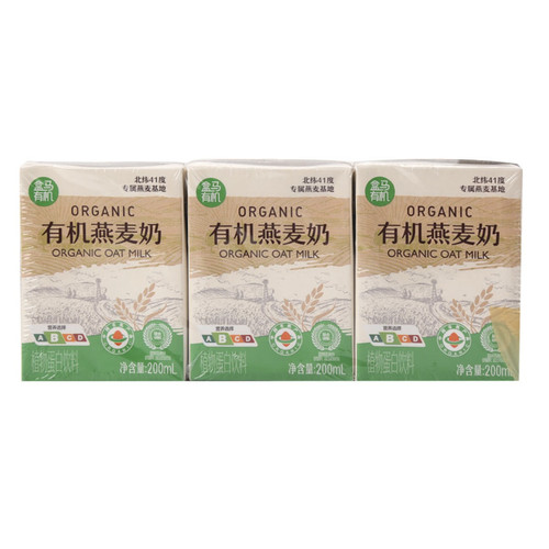 盒马有机燕麦奶200ml*3盒无蔗糖0胆固醇植物基蛋白健康品质儿童 - 图3