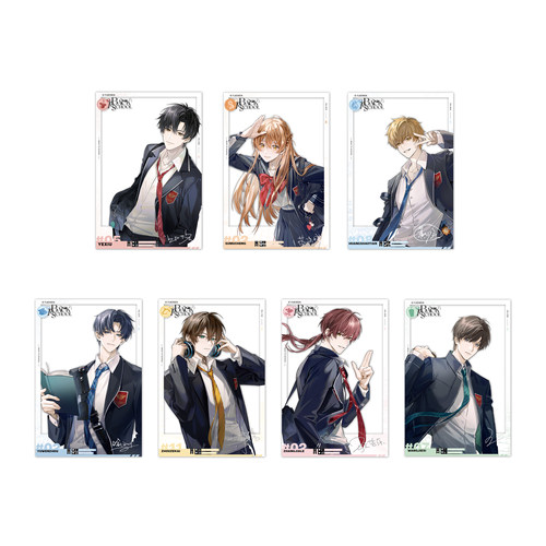 木灵正版全职高手授权周边「返校日系列」徽章立牌透卡拍立得 - 图2