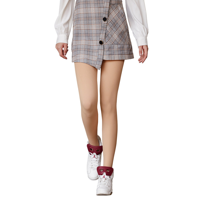 光腿神器女春秋冬超自然双层打底裤 南极人越居短袜/打底袜/丝袜/美腿袜