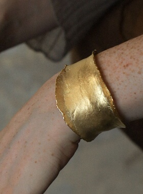 不规则肌理感花边手镯女