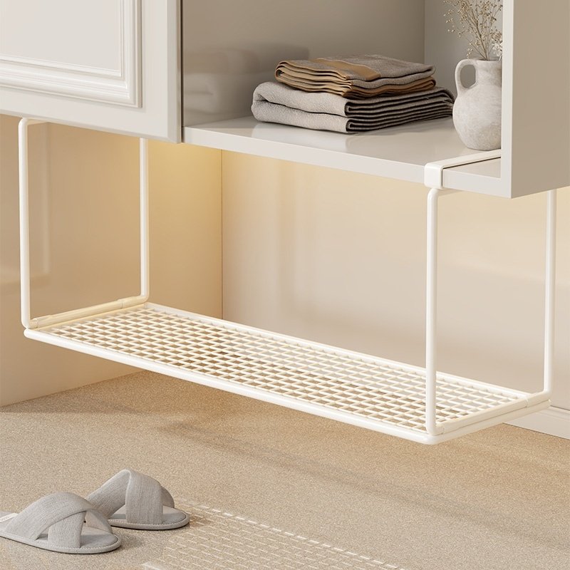 洗脸盆架子浴室柜下悬挂盆子置物架洗漱台底免打孔洗脸盆可伸缩,淘宝优惠券,粉丝福利购,淘宝优惠卷