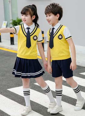 儿童校服定制短袖夏季幼儿园园服