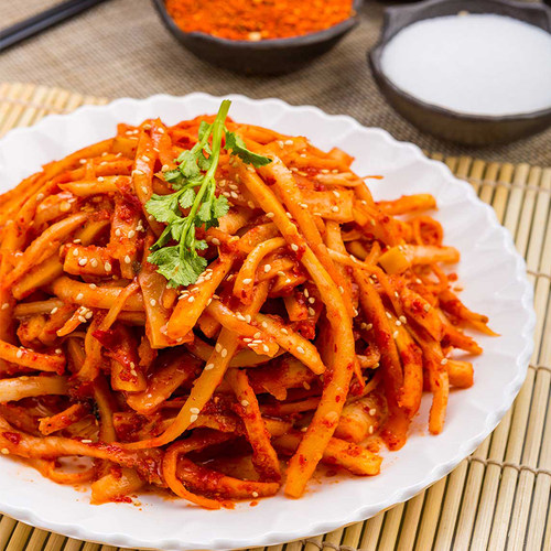 桔梗韩国风味泡菜245g/袋韩式辣白菜狗宝桔梗朝鲜族泡菜延边特产 - 图1