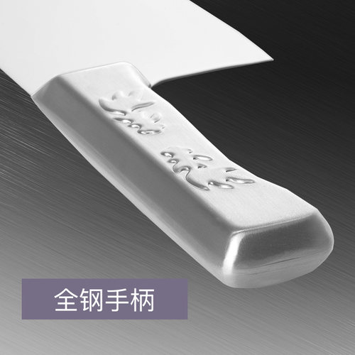 石川别作家用文武斩切不锈钢两用刀厨房商用专业厨师菜刀超快锋利 - 图1