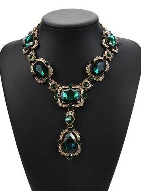 European over-the-top collarbone chain necklace锁骨炼项炼女