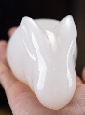 石诚记天然玉石动物工艺品创意