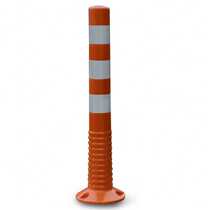 Bamboo Special Reflective Plastic Warning Column Traffic Plastic Warning Column Isolated Pile Road Pile Upright Post Anticollision column 75cm