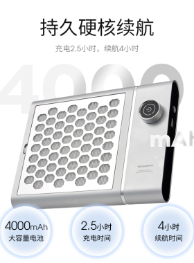 三色鱼第二代风扇大吸力美甲吸尘器打磨指甲粉尘机美甲店专用工具