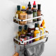 Bathroom 304 steel storage rack without drilling