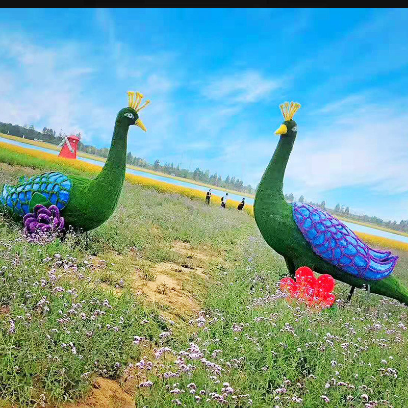 仿真绿雕大型户外绿雕植物造型雕塑创意动物造型广场公园庭院雕塑 起亚电子商务有限公司 淘优券