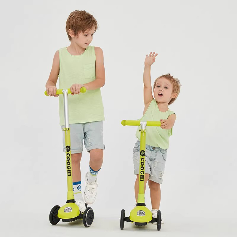 酷骑儿童滑板车3一6一9岁大童可折叠男女童滑滑车小孩踏板溜溜车