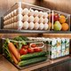 3 pack thickened refrigerator storage box egg organizer box