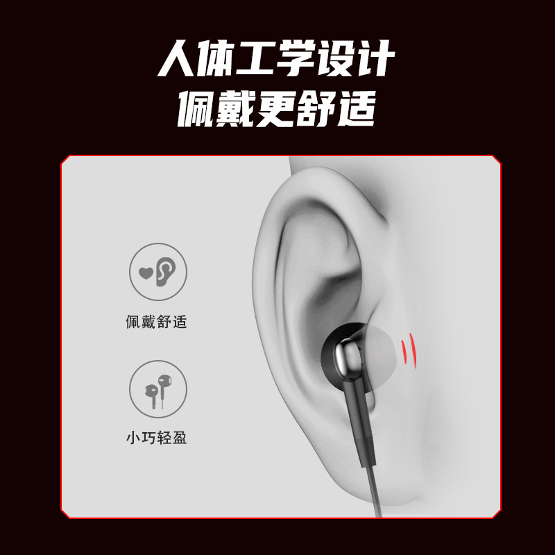 Edifier gm180 semi-in-ear wired earplugs with mic