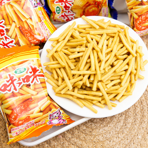 爱尚咪咪虾条吃货大礼包儿童零食大全怀旧办公室休闲食品薯片网红 - 图0