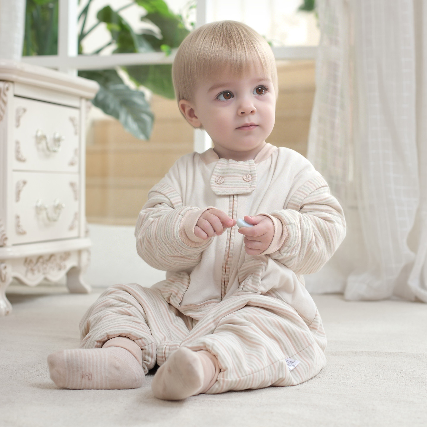 婴儿睡袋春秋冬款桑蚕丝恒温四季通用儿童纯棉分腿防踢被宝宝睡袋,淘宝优惠券,粉丝福利购,淘宝优惠卷