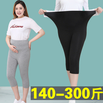 Large Code Pregnant Woman Beats Bottom Pants 200 Catty Summer Outside Wearing Fat Mm Pants 300 Catty Summer Plus Fat Increase Modell Thin