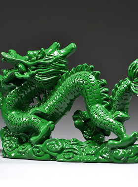 实木质祝福新古典客厅绿色龙