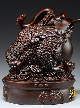 三足金蟾家居客厅开业送礼工艺品