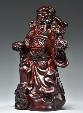 黑檀木祝福新古典客厅摆件