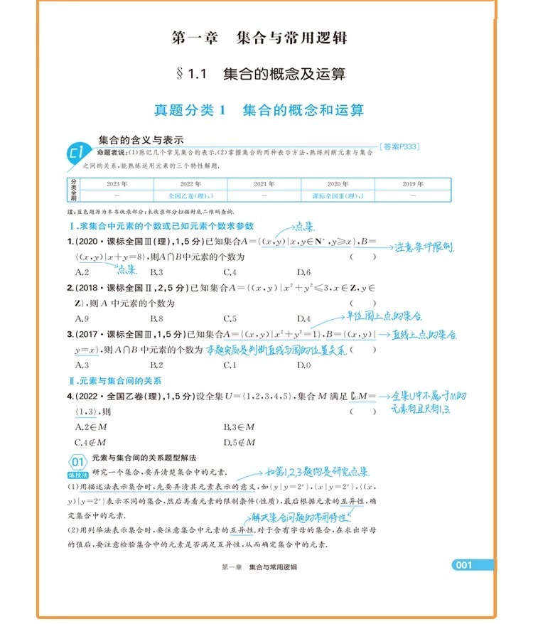 2024一本高考题数学语文英语物理化学历史政治地理生物高三考前冲刺总复习学霸笔记附答案详解全国通用一本涂书高中 - 图1