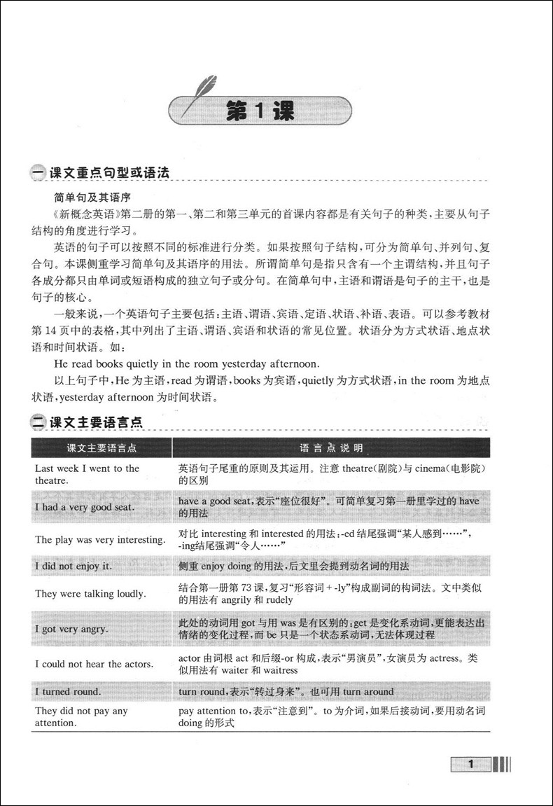 新概念英语2教材解析2 同济大学出版社 新概念英语2学生用书教材解析 新概念英语第二册配套复习用书 课前预习课后复习书 - 图2