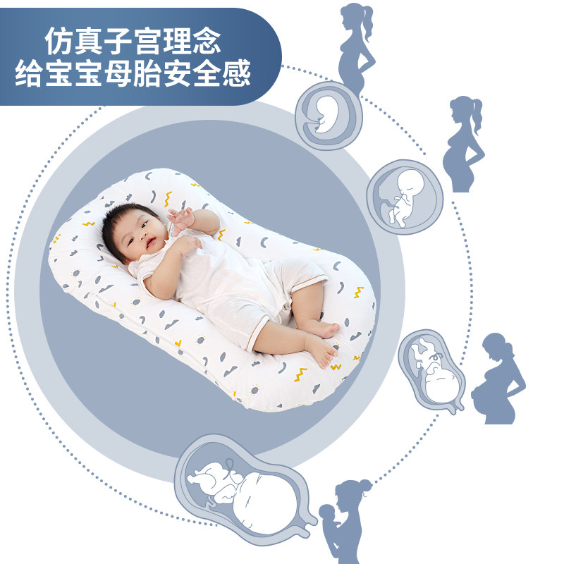 美国kissbaby新生睡觉安全感床中床 kissbaby母婴床中床