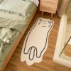 Cute carpet bedroom plush bedside blanket ins floor mat