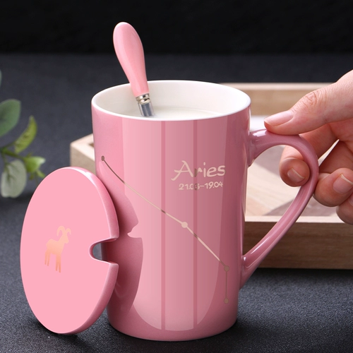 Креативная керамическая трендовая чайная чашка для влюбленных для домашнего использования подходит для мужчин и женщин