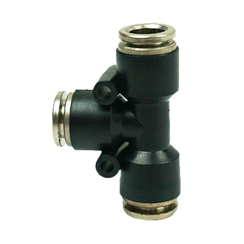 半铜快速接头气动气管快插T型三通对接高压软管配件PE-46 8 10 12,淘宝优惠券,粉丝福利购,淘宝优惠卷